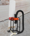 Pro Grade Portable Dust Collector With 716 CFM Vortex Cyclone System, 1.5 HP Motor, 47 Gallon Bag, Mobile Base, 120V, 3400 RPM, 5 Micron Canister Filter Kit for woodworking