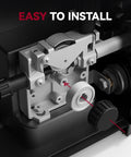 Close-up of heavy-duty wire feeding wheel for 0.8/0.9mm wire with V-shaped rollers for SSJ29 machine, easy install feature