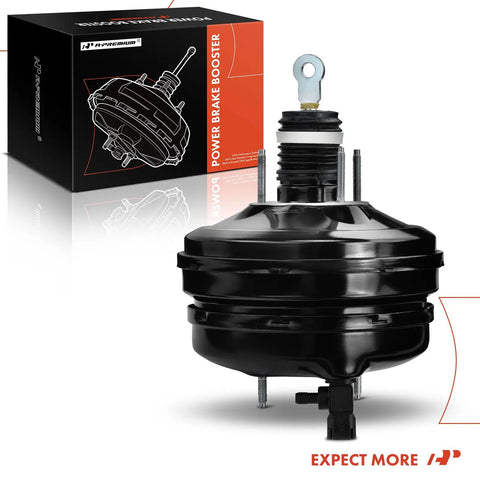 Heavy Duty Vacuum Brake Booster Direct Swap For Chrysler Town And Country Dodge Grand Caravan Ram CV 3.6L V6 2011 To 2016 close-up view with packaging.