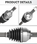 Nissan Altima 2.5L Front CV Axle Shaft Assembly Pair Fit 2007-2013 Not Hybrid Also Compatible With Rogue 2008-2013 and Rogue Select 2014-2015 Front Wheel Drive Only Driver and Passenger Side Easy Install close-up