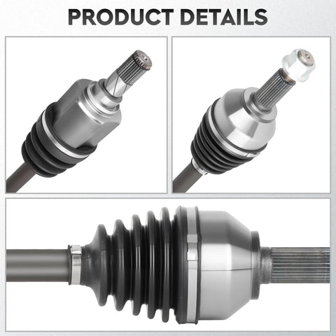 Nissan Altima 2.5L Front CV Axle Shaft Assembly Pair Fit 2007-2013 Not Hybrid Also Compatible With Rogue 2008-2013 and Rogue Select 2014-2015 Front Wheel Drive Only Driver and Passenger Side Easy Install close-up