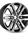 18 Inch Machined Gray Alloy OEM Rim For 2015 2020 Canyon Road Ready SUV Wheel Genuine OEM Replacement Fits TPMS Lug Nuts Valves And Winter Tires Easy Install
