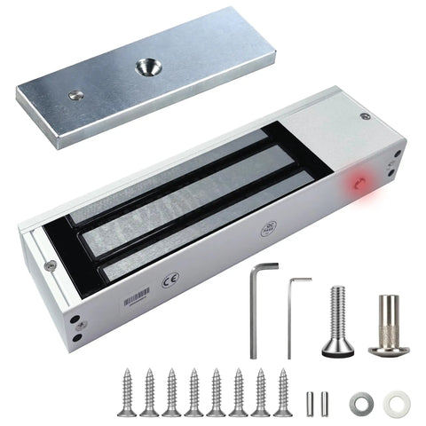 Beefed Up Heavy Duty Electric Magnetic Lock With 500Kg Holding Force For Single Door Dual 12V DC And 24V DC Fail Safe Mode
