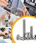 Heavy Duty 1000 Piece Phillips Pan Head Machine Screws Kit With Rust Proof Carbon Steel Fasteners for electronics repair and gadgets.