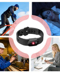 Adjustable Anti Static Wrist Strap With Conductive Fiber Technology For Stable Body Charge Silicone Waterproof Bracelet