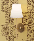 Luxe Gold Abstract Dots Metallic Wallpaper Featuring Rich Fibrous Texture And Glamorous Shine To Bring Sick Vibes To Any Room.