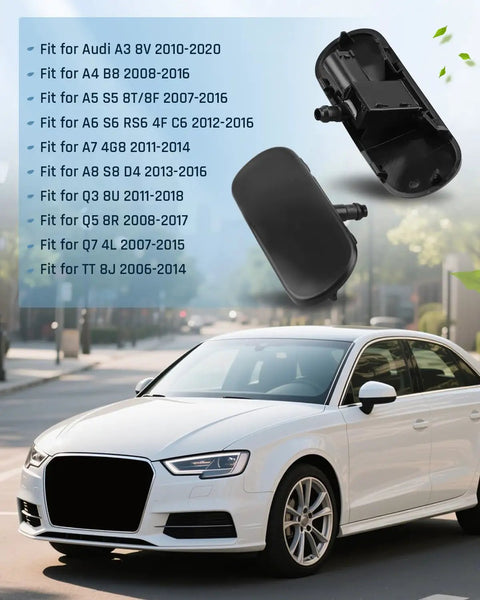 Audi Windshield Washer Nozzles Replacement Kit Left And Right For A3 A4 A5 A6 A7 A8 Q3 Q5 Q7 TT 2 Pack 4GD955987 4G8955988