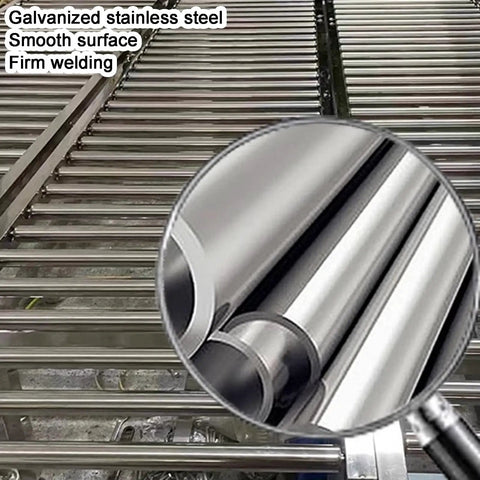 Light Duty Unpowered Roller Conveyor For Warehouses And Factories With Galvanized Steel Rollers Splicable Bucket Unloading Pulley and smooth rollers