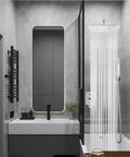 Wall Mount Shower System With Square Rain Head And Hand Sprayer Includes Rough In Valve Body And Trim Kit 10 Inch Chrome Finish