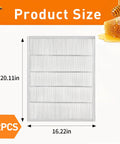 Two Pack Queen Excluder For 10 Frame Hives, Metal Beekeeping Excluder With Universal Fit, 20.11 By 16.22 Inches