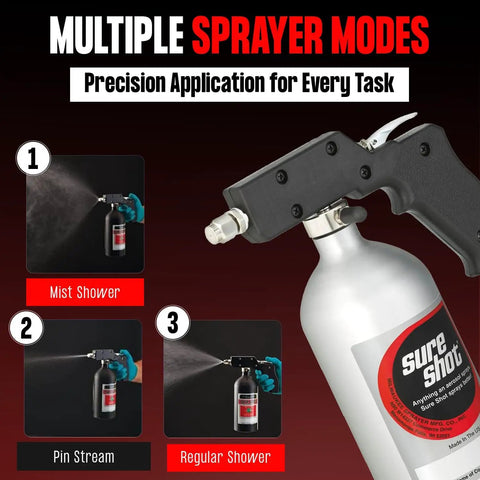 M2400 Industrial Grade Aluminum Sprayer With Adjustable Nozzle Do It All Portable Compressed Air Sprayer For Multiple Modes