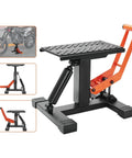 Heavy Duty Dirt Bike Lift Stand With 440 Lb Capacity And Hydraulic Lift, adjustable hoist table for dirt and pit bikes