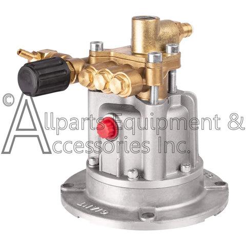 Beefed Up Replacement Horizontal Pump Kit For High Pressure Washer With 2.5 GPM 2650 PSI And Seven Eighths Inch Hollow Shaft