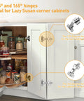 175 Degree Frameless Cabinet Door Hinges With 48mm Concealed Cup Hydraulic Soft Close Adjustable Dampers