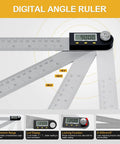 8 Inch Digital Angle Ruler Featuring Bright Lcd Panel And Integrated Spirit Level For Dead On Readings Solid No Fuss Angle Finder Gauge Tool Set