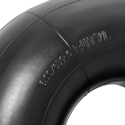 Butyl Inner Tubes 15x6.00-6 With TR-87 Bent Valve Stem close-up, showing size and material detail.