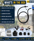 Workhorse Electric Drum Pump With Auto Shutoff Sensor And Dripless Nozzle For Def Diesel Kerosene Antifreeze Zero Sweat Bulk Fluid Transfer Rig components and accessories.