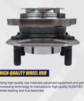 Front Wheel Bearing And Hub Assembly 513297 For 2007 To 2012 Nissan Sentra ABS Front Position Four Lug Bolts Replacement