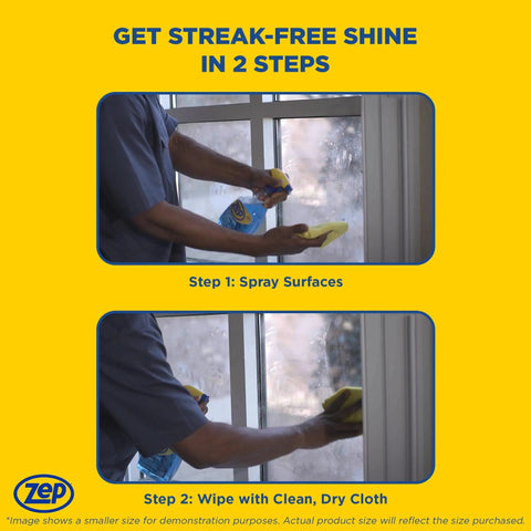 Streak Free Glass Cleaner That Delivers Spotless Windows And Mirrors Fast With An Ammonia Based Professional Grade Formula use