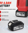 TBANVOO Heavy Duty Hydraulic Wire Cutter Tool With Electric Cable Cutting Machine Features 80Kn Force For Cutting Copper And Aluminum Cables Up To 85mm Plus Armored Cables Up To 65mm Built Tough For Demanding Electrical Projects Construction Work And with 18V 4.0Ah lithium-ion battery.