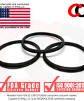 Replacement Lid Seal Gaskets For Yeti Rambler Magslider And Original Lids 30 Oz Lid Size Fits Beast Chillout Fire And Ice Hogg Mossy Oak Ozark Trail Rtic Travel Mugs Three Pack Durable Gasket Set For Leak Proof Performance black silicone rings