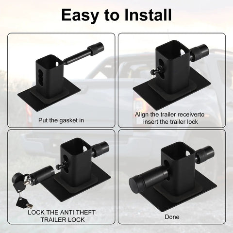Heavy Duty American Flag Trailer Hitch Cover For 2 Inch Receivers Built To Last Metal Tow Hitch Shield With Rust Resistant Coating installation steps