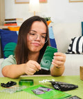DIY Wireless Encrypted Two Way Communication Kit For Kids And Teens Learn Electronics Coding And Encryption With A Fun STEM Radio Project For Ages Eleven And Up, teen holding circuit board