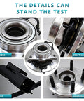 Front Wheel Bearing Hub Assembly 515126 Pair For Dodge Ram 1500 2009 2010 2011 Built After 12082008, close-up view