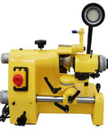Beefy 5C Benchtop Cutter Grinder And Tool Sharpener For End Mills Drill Bits Lathe Tools With 370W Motor dual wheels in yellow design