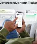 Smart Food Scale With Nutritional Calculator And AI Powered App For Calorie And Macro Tracking, showing AI insights on phone screen