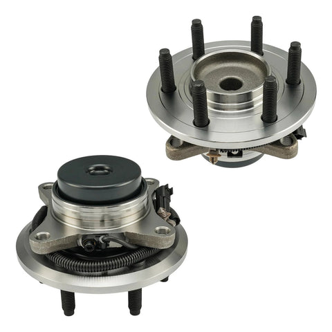 Front Wheel Bearing Hub Assembly 515143 For Ford F 150 Expedition Lincoln Navigator 2011 2014 6 Lug With ABS 2 Pack shown in detailed view
