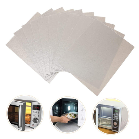 12 Piece Mica Sheet Waveguide Covers For Microwave Oven With High Temperature Heat Resistant Insulation And Oil Proof Surface