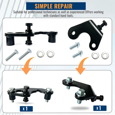 Heavy Duty Exhaust Manifold Bolt Repair Kit For Chevy And Gmc Pickup Rigs Pulling Broken Studs Straight Up Easy Swap showing parts and assembly details.