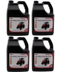 TF500A Universal Tractor Transmission And Hydraulic Fluid UTF 4 Gallon Case showing four Yanmar jugs, ideal for lubrication.