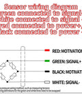 Wiring diagram for 0-50Kg Force Sensor Tension Load Cell with LED Display Control Meter, shows signal and power connections.