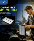 Mechanic examining Heavy Duty DualGuard Cabin and Engine Air Filter for 2020-2026 Kia Telluride 3.8L