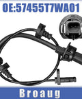 Premium Heavy Duty Plug And Play Bolt On Swap With Zero Drama Fits Honda Civic HRV Insight 2016 To 2022 smooth front left right ABS sensor set
