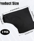 Heavy Duty Dust Collector Bags For Miter And Table Saws With A Snug Zipper and Wire Strap, dimensions 21.5cm x 16.5cm.