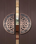 Built Tough Modern Push Pull Bar Handle For Sliding Doors And Gates Beefy Yet Sleek Double Sided Semicircular Door Pull For Interior And Exterior Wood Glass Doors Rust Resistant Aluminum 60 Cm 24 Inches One Color
