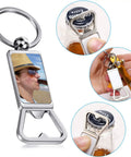 20 Pack Sublimation Keychain Blanks With Bottle Opener Dope Aluminum Rectangle Metal Key Rings, customizable DIY photo gift