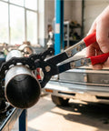 Exhaust Pipe Cutter For Three Quarters To Three And A Quarter Inch Tubing, One-Handed Chain Tailpipe Cutter For On-Vehicle Repairs, Heavy-Duty Cutting Tool For Mufflers, PVC And Copper Pipes In Tight Or Cramped Spaces, gripping exhaust pipe