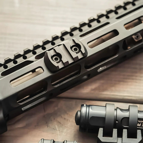 Go To All In One 24 Piece M5 T Nuts And Screws Kit with rail and accessory attachment on M Lok system