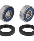 Premium Drop-In Wheel Bearing Kit For Honda With Type TC Double Bearings ABEC3 High Speed Rubber Sealed For Water And Dirt