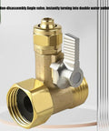Top Tier 3 Way Ball Valve With Seamless Connection For 3 4 Inch Home Water Lines Lightning Fast Twist And No Fuss Maintenance with gold finish.