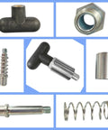 Top Shelf Steel T Handle Spring Loaded Pull Pins For Gym Equipment, including various metal components and adjustment parts.