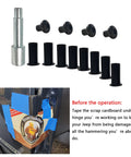Jeep Wrangler Door Bushing Removal Tool And 4 Nut Kit For JK JKU 2007 2017 Easy Install Beefy Stainless Steel Door Bushings With Plastic Inserts And Black Powder Coated Rust Resistant Hinge Nuts, kit parts and door install