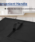 Heavy Duty Waterproof Dust Cover For Single Serve Coffee Makers That Keeps Your K Cup Pod Machine Covered From Dust And Spills Like A Pro 13.4 By 5.5 By 12.2 Inches Black with convenient handle