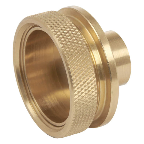 Shop Ready 16mm Screw On Usa Style Guide Bush With Locking Ring For Hinge Jigs And Plunge Routers Built Tough, brass with knurled edge.