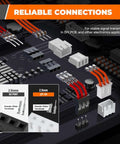 All In One Complete JST XH 2.5mm and DuPont 2.54mm Connector Kit With 1220 Piece Terminal Set on electronics board