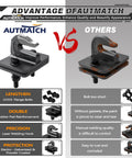 Comparison of Beefy Workhorse 3/8 Inch Bolt On Tractor Bucket Grab Hook Grade 70 Forged Steel with others, showing advantages.